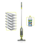 2-in-1 Cordless Hard Floor Vacuum & Spray Mop, Lightweight Quick Cleaning with 6 Disposable Pads & Multi-Surface Floor Cleaner