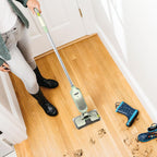 2-in-1 Cordless Hard Floor Vacuum & Spray Mop, Lightweight Quick Cleaning with 6 Disposable Pads & Multi-Surface Floor Cleaner