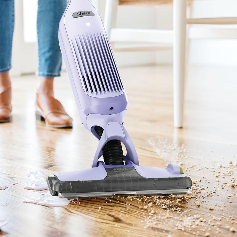 2-in-1 Cordless Hard Floor Vacuum & Spray Mop, Lightweight Quick Cleaning with 6 Disposable Pads & Multi-Surface Floor Cleaner